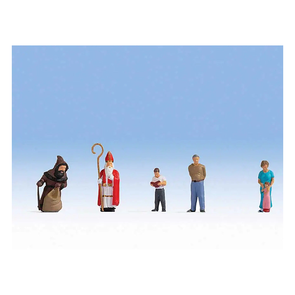 Noch 15923 HO Scale St Nicholas' Day -- pkg(6)
