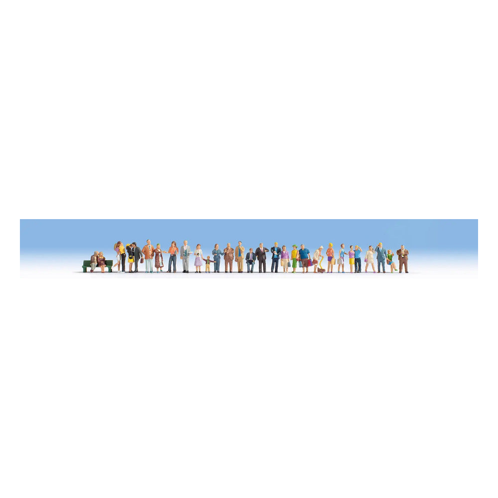 Noch 16043 HO Scale In the City Mega Set -- pkg(30)