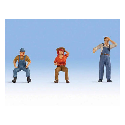 Noch 17841 O Scale Tractor Drivers -- pkg(3)