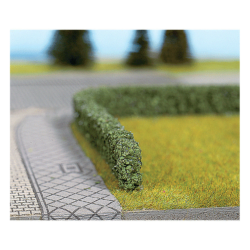 Noch 21514 All Scale Hedges - 19-5/8" 50cm Long -- Dark Green - 5/8 x 3/8" (2)