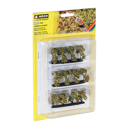 Noch 21532 All Scale Orchard Trees -- 1-3/8" 3.5cm Tall pkg(12)