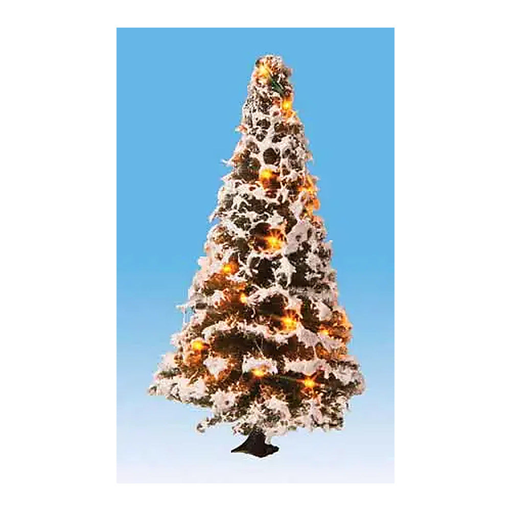 Noch 22120 All Scale Snow-Covered Illuminated Christmas Tree -- 3-1/8" 8cm