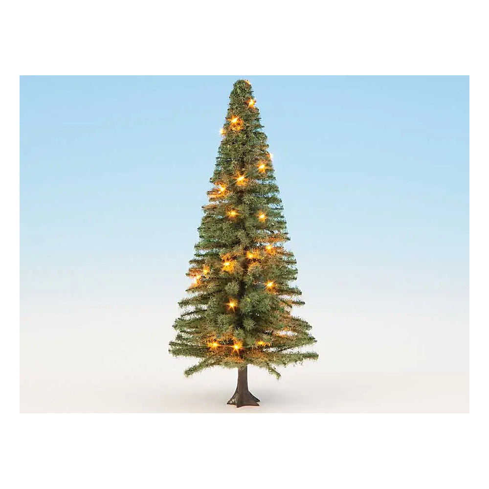 Noch 22131 All Scale Fir Tree with Working LED Christmas Lights