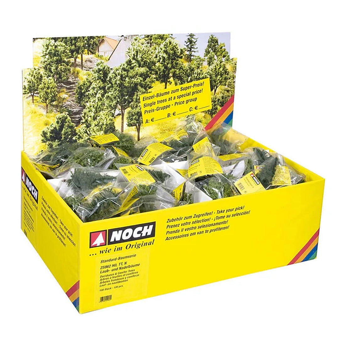 Noch 25964 All Scale Tree Assortment -- MEGA Pack