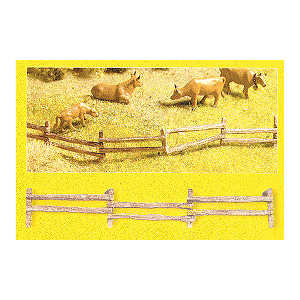 Noch 33030 N Scale Uneven Field Fence - Kit -- 12 Pieces, Total Length: 26" 66cm