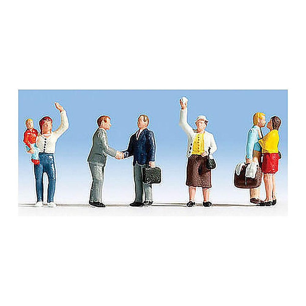 Noch 36245 N Scale People Saying Goodbye pkg(6)