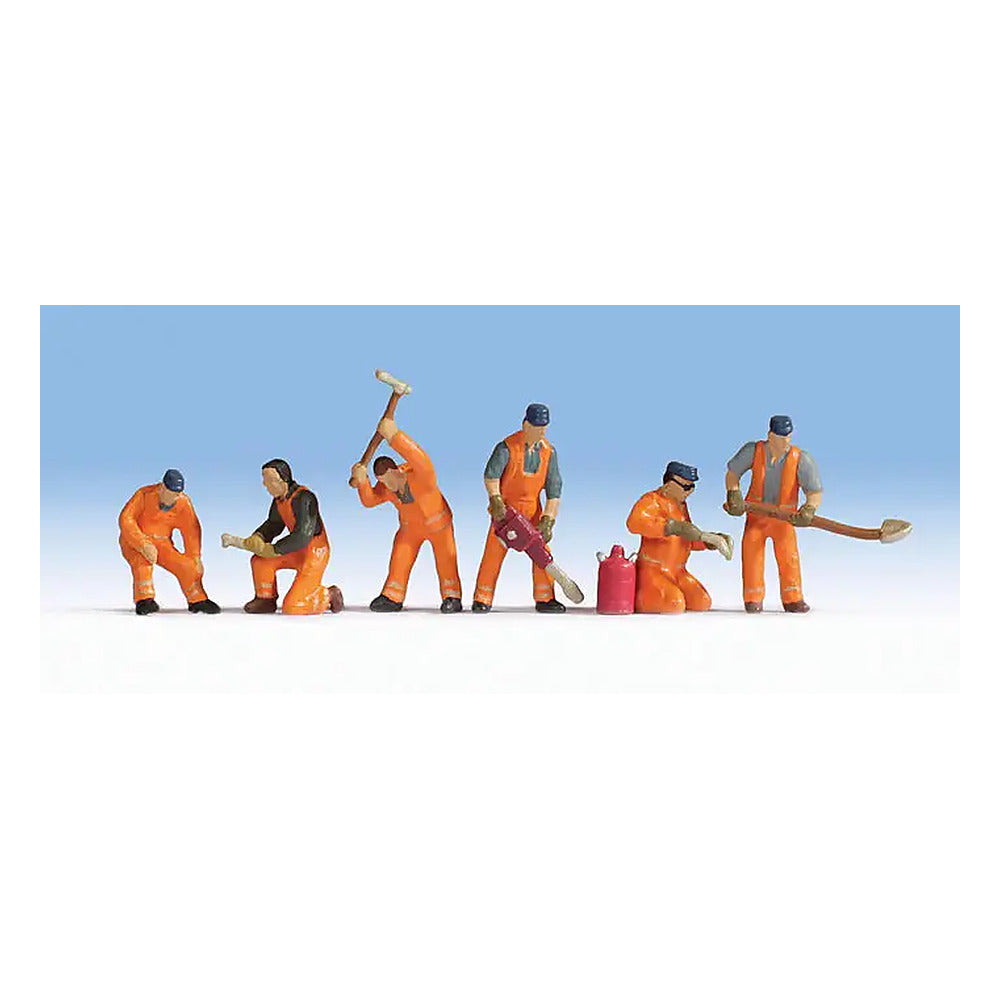 Noch 36276 N Scale Trackworkers -- pkg(6)
