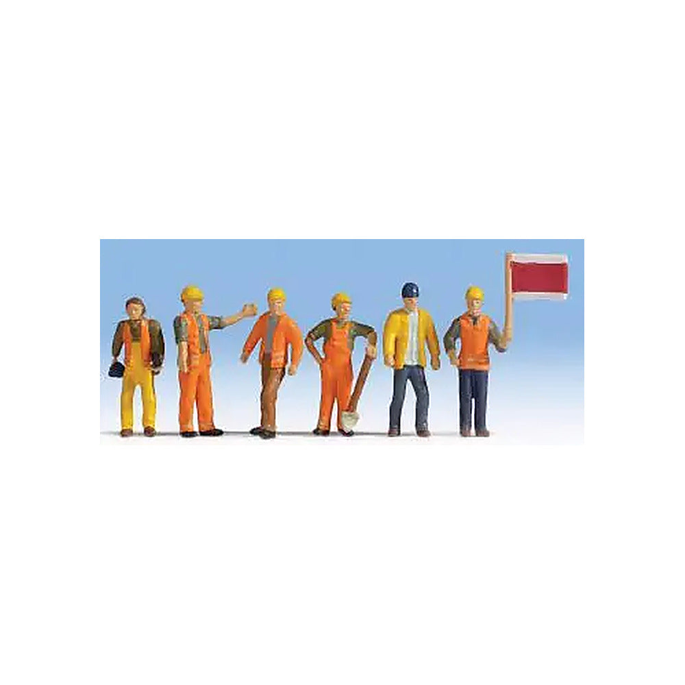 Noch 36277 N Scale Track Workers -- pkg(6)