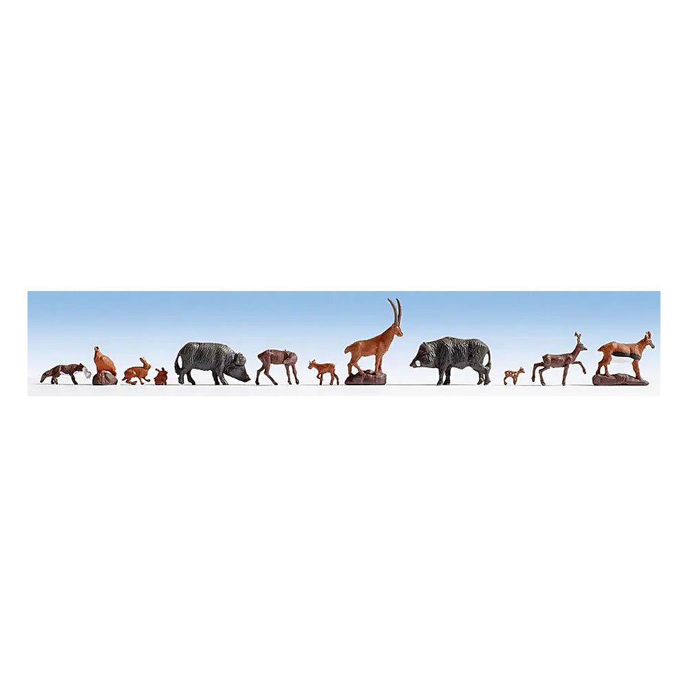 Noch 36745 N Scale Forest Animals -- pkg(9)