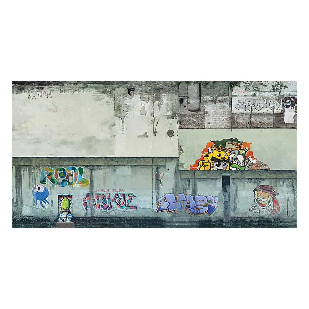 Noch 56669 HO Scale Printed Cardstock 3-D Texture Sheet -- Industrial Wall