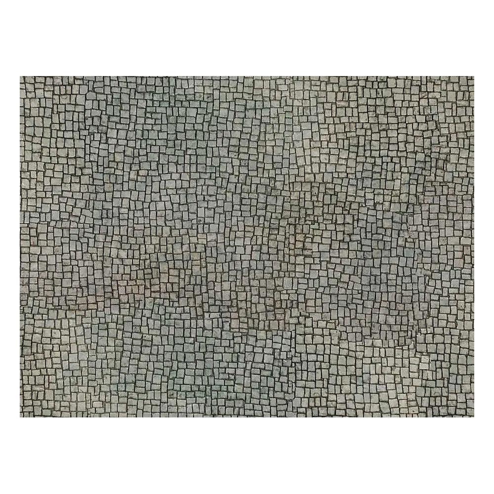 Noch 56723 HO Scale 3-D Printed Cardstock Sheet -- Random Stone Paving