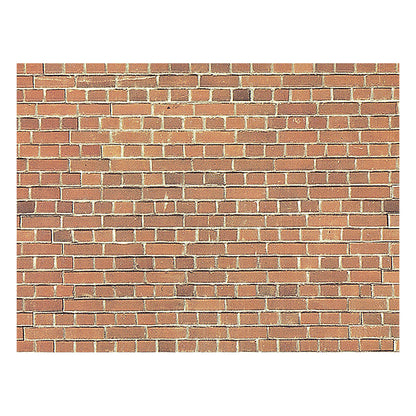 Noch 57550 HO Scale Stone Sheet - 12.5 x 5.9" Card Stock -- Brick