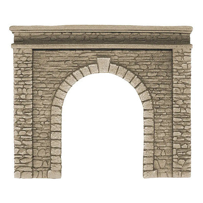 Noch 58061 HO Scale Natural-Stone Tunnel Portal -- Single-Track