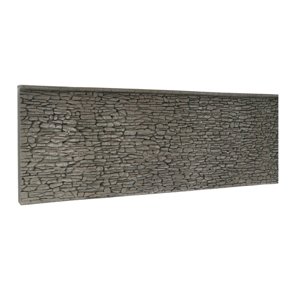 Noch 58065 HO Scale Natural-Stone Wall -- Extra Long