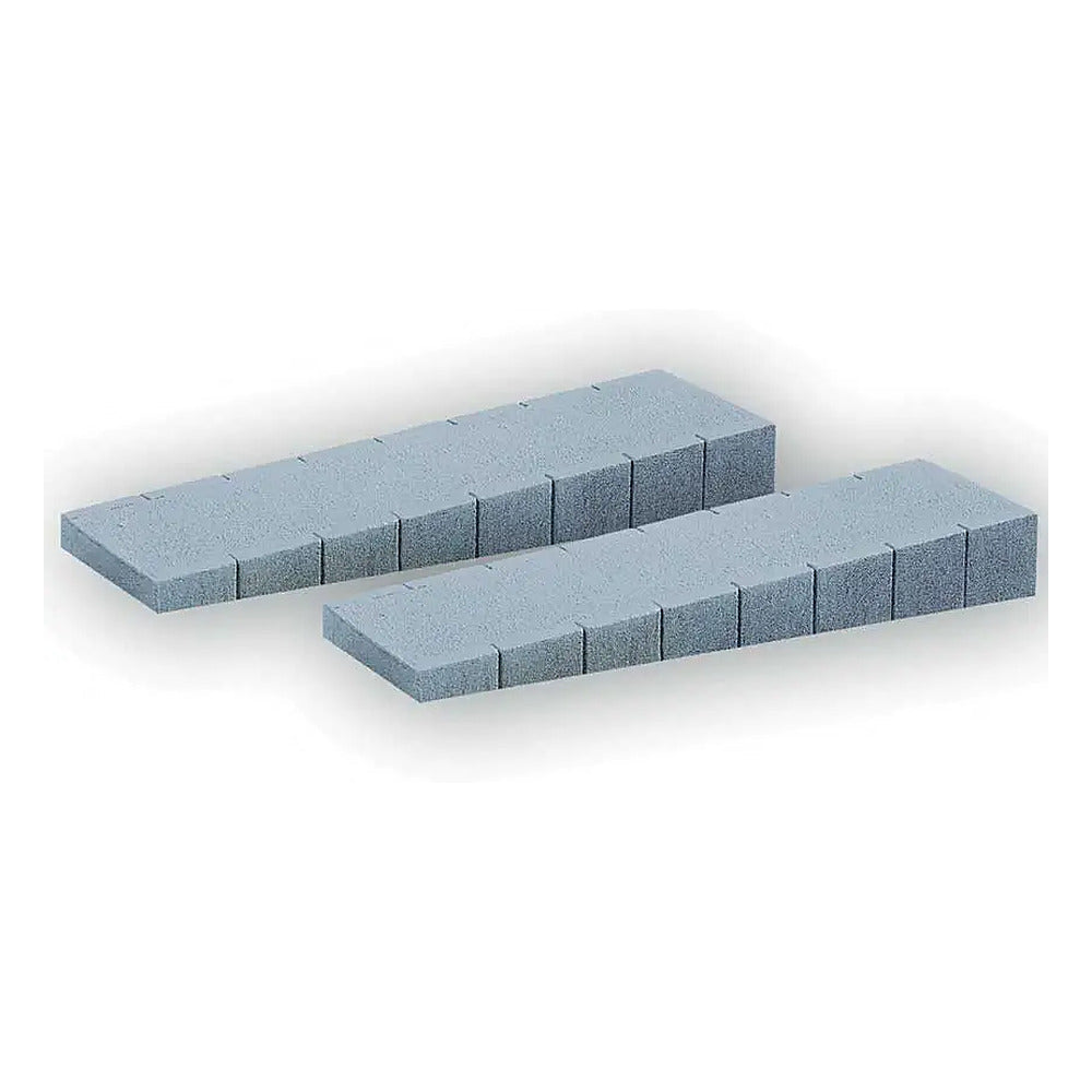 Noch 66015 HO Scale Hard-Foam Train Station Platform Straight End Ramps