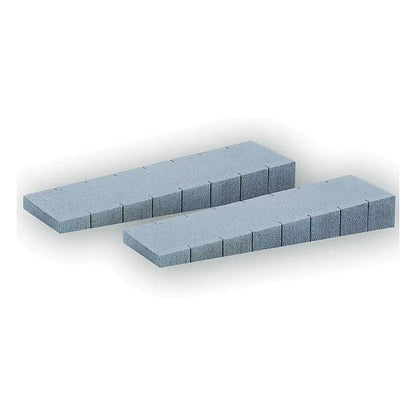 Noch 66015 HO Scale Hard-Foam Train Station Platform Straight End Ramps