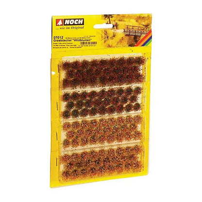 Noch 7012 All Scale Grass Tufts -- Wildflowers 52 1/4" 6mm and 52 3/8" Fiber