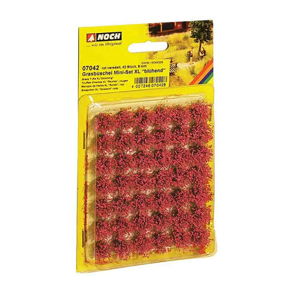Noch 7042 All Scale Grass Tufts XL -- Blooming Red Flowers 3/8" Fiber Tufts (42)