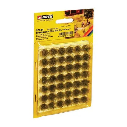 Noch 7044 All Scale Grass Tufts XL -- Meadow Grass 3/8" 9mm Fiber Tufts pkg(42)