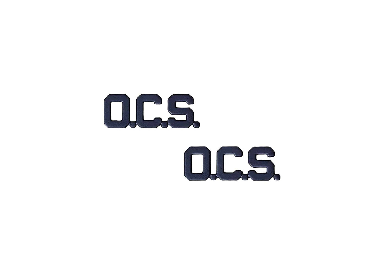 U.S. Army OCS Officer Candidate School O.C.S. STA-BRITE® BLACK Metal Pin-on Rank