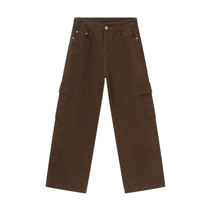 Wide Leg Cargo Jeans