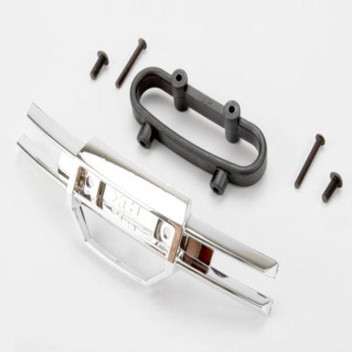 Traxxas 5335A Gloss Chrome Front Bumper & Mount Summit E-Revo