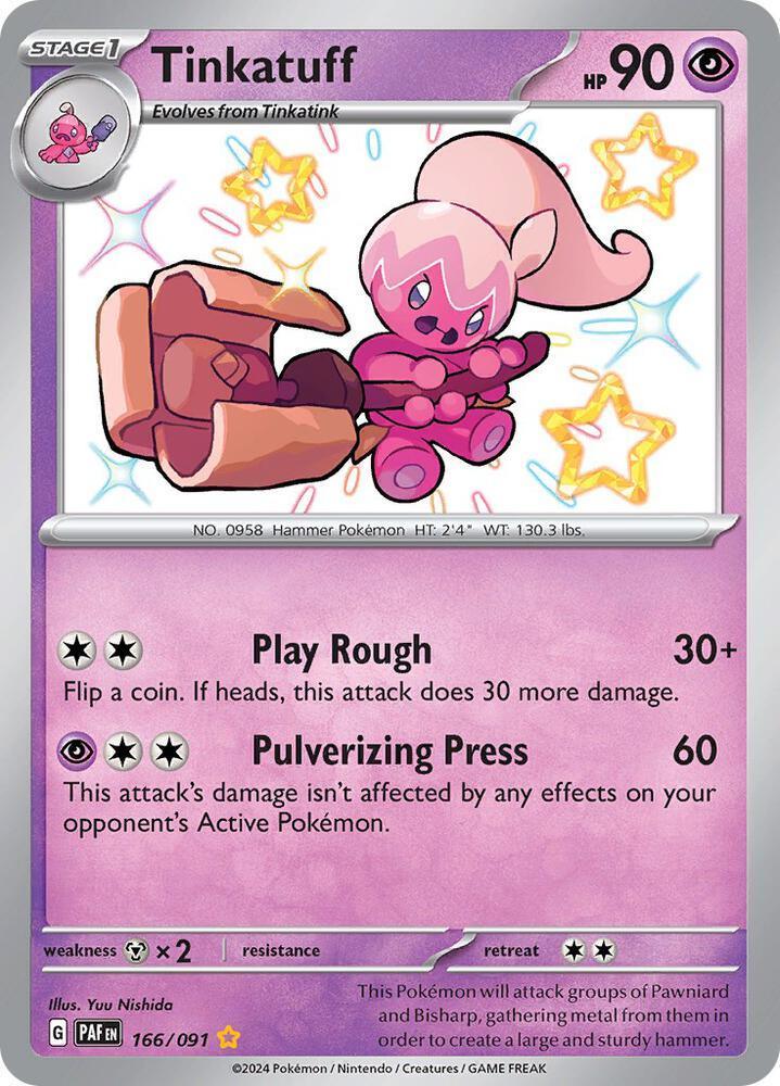 Tinkatuff (166/091) [Scarlet & Violet: Paldean Fates]