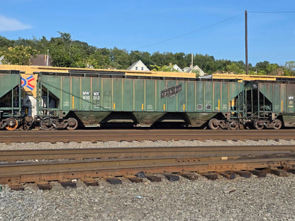 HO Scale MWMX Ex CNW Covered Hoppers Patch Decal Set