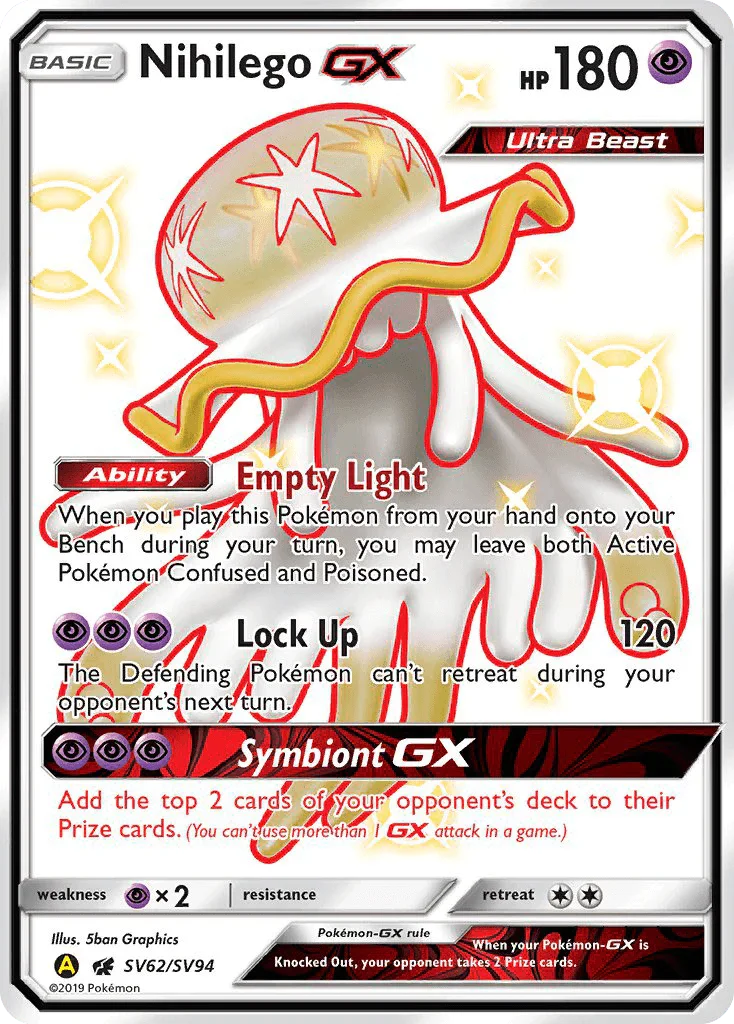 Nihilego GX (SV62/SV94) [Sun & Moon: Hidden Fates - Shiny Vault]
