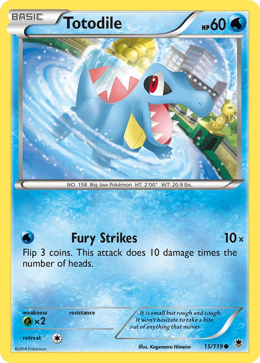 Totodile (15/119) [XY: Phantom Forces]
