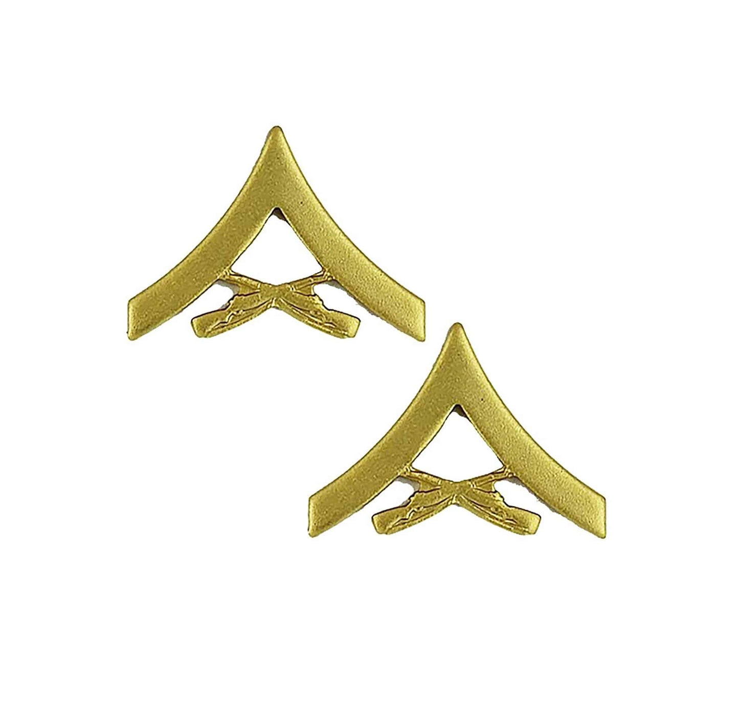 U.S. Marine Corps Lance Corporal Satin Gold Rank