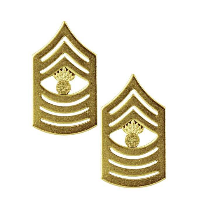 U.S. Marine Corps Master Gunnery Sergeant Satin Gold Rank