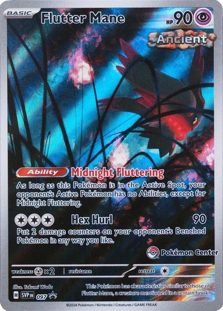 Flutter Mane (097) (Pokemon Center Exclusive) [Scarlet & Violet: Black Star Promos]