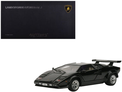 Lamborghini Countach 5000S Black 1/43 Diecast Model Car by Autoart  free shipping USA