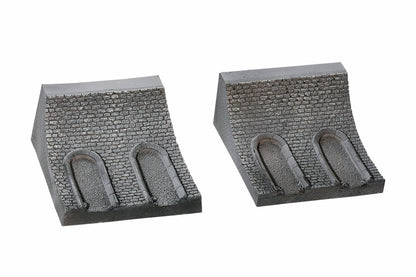 Noch 58030 HO Scale Straight Interior Tunnel Walls, pkg(2)
