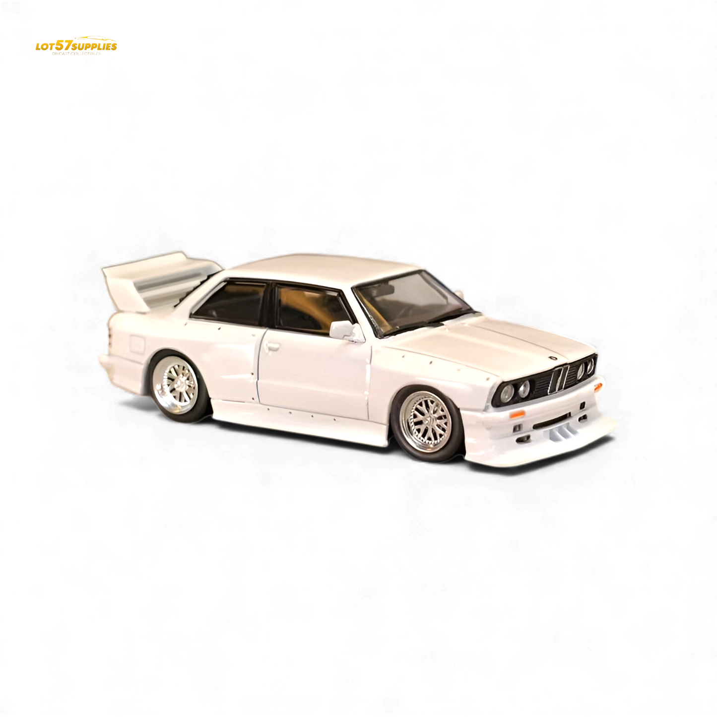 (Pre-Order) SW BMW E30 M3 LTO Modified - White 1:64