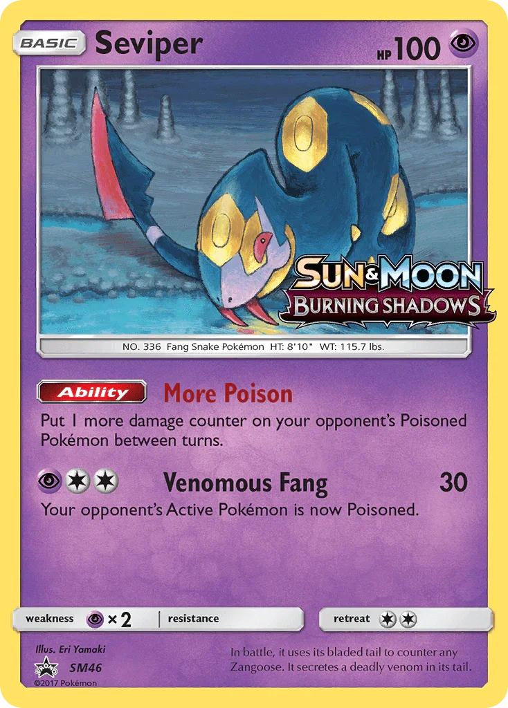 Seviper (SM46) [Sun & Moon: Black Star Promos]