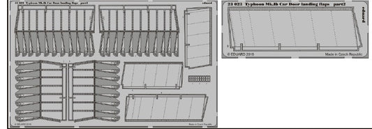 Eduard 23023 1/24 Aircraft- Typhoon Mk Ib Car Door Landing Flaps for ARX