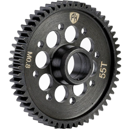 Powerhobby Hardened Steel 55t Mod 0.8 Spur Gear Arrma Vendetta / 1/8 Infraction