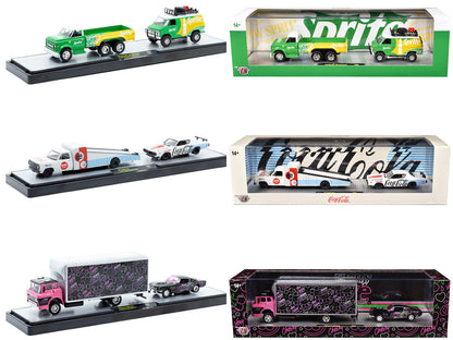 Auto Haulers "Soda" Set of 3 pieces Release 38 Limited Edition to 8000 pieces Worldwide 1/64 Diecast Models by M2 Machines  free shipping USA
