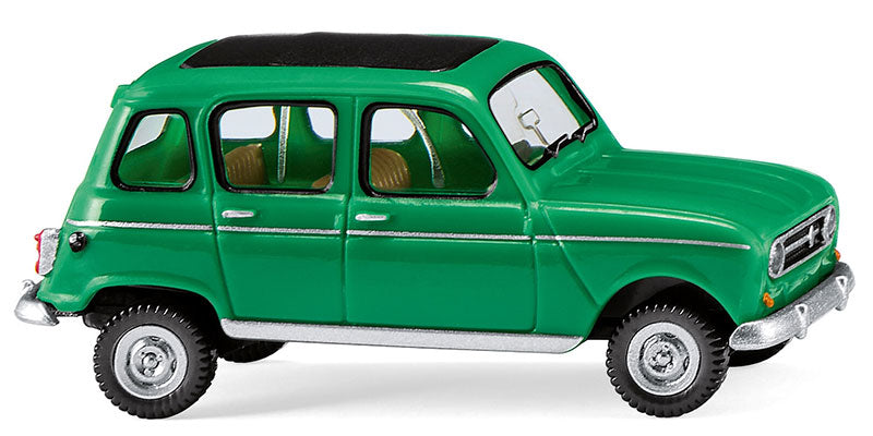 Wiking 022446 1/87 Renault R4, Green with Folding Roof