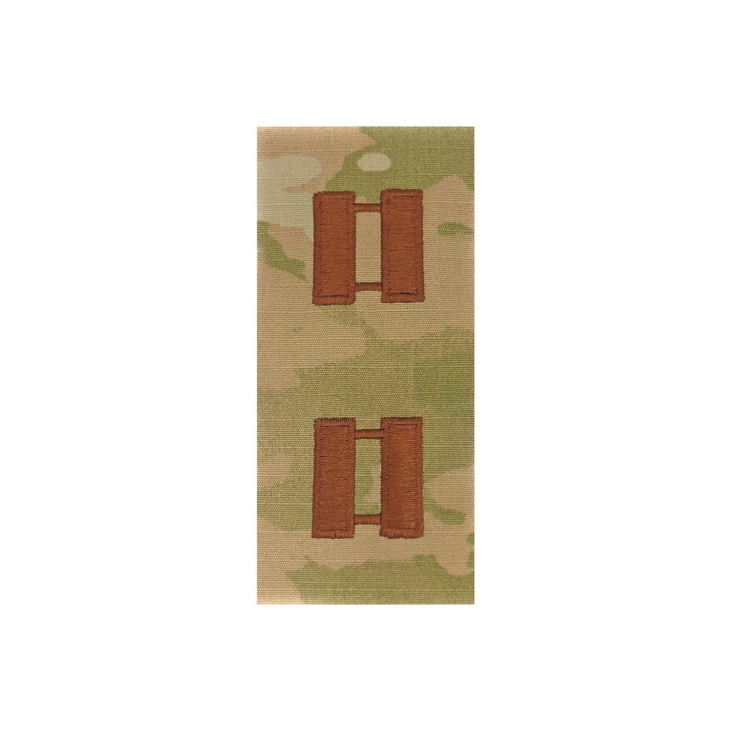 U.S. Air Force O3 Captain OCP Spice Brown Sew-on Rank For Cap “Only”