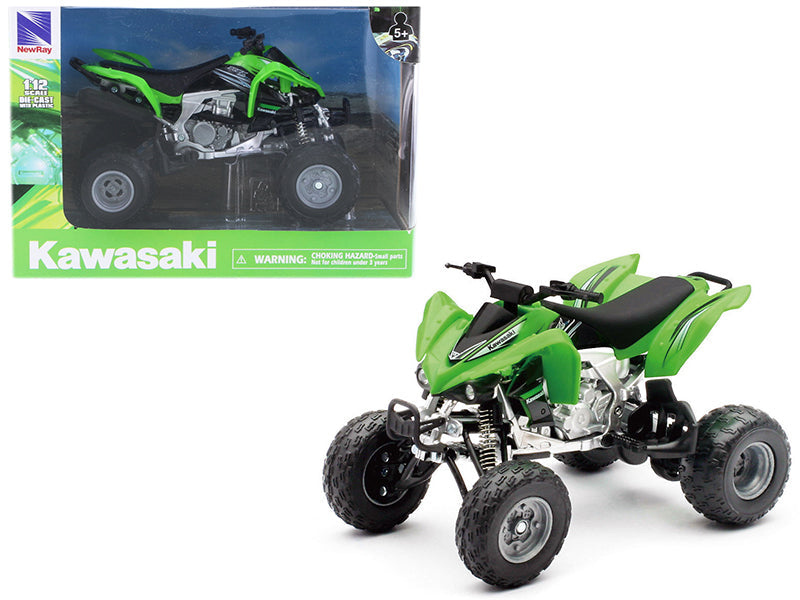 Kawasaki KFX 450R ATV Green 1/12 Motorcycle Model by New Ray  free shipping USA