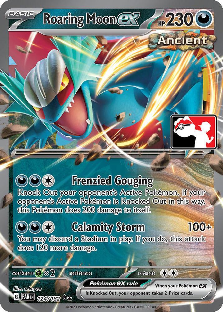 Roaring Moon ex (124/182) [Prize Pack Series Five]