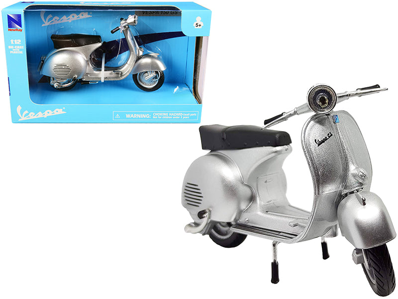 Vespa 150 GS Silver Metallic 1/12 Diecast Motorcycle Model by New Ray  free shipping USA