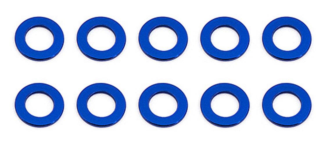 Associated 31381 Ballstud Washers, 5.5x0.5 mm Blue Aluminum Apex Scion RC10 SC10