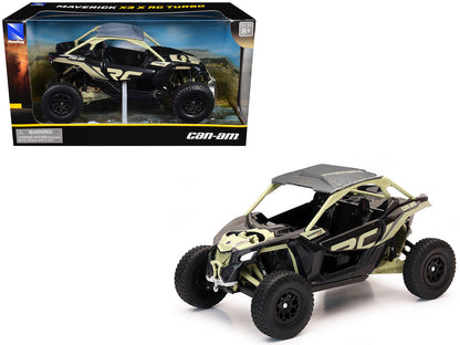 Can-Am Maverick X3 XRC Turbo ATV Tan and Black with Silver Top cast 1/18 Diecast Model by New Ray  free shipping USA