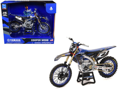 Yamaha YZ450F Motorcycle #2 Cooper Webb "Yamaha Factory Racing" 1/12 Diecast Model by New Ray  free shipping USA