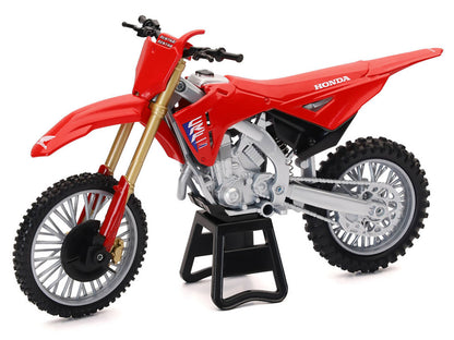 Honda CRF450R Motorcycle Red with Black Accents 1/12 Diecast Model by New Ray