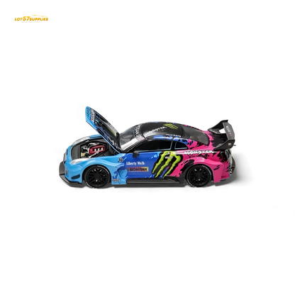 DEMON KING Auto GT-R R35 LBWK Monster Livery 1:64